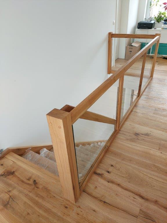 Eichenholztreppe aus Polen