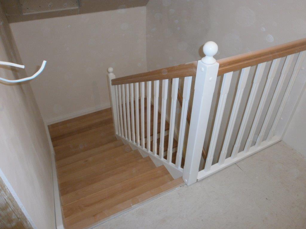 Buchenholztreppe